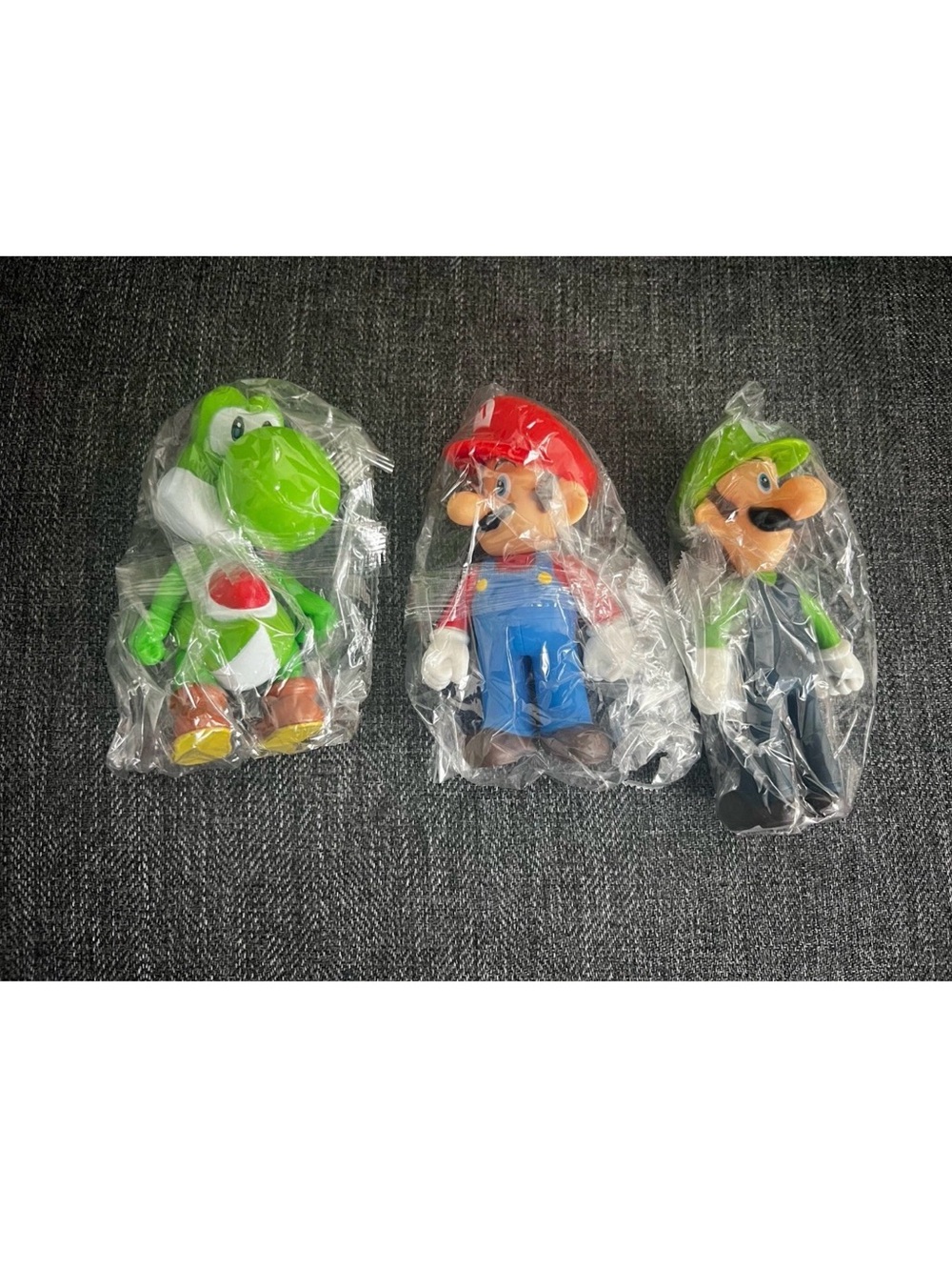 Mario, Luigi, Yoshi plastic Figurines- Kids Toy 4.5”